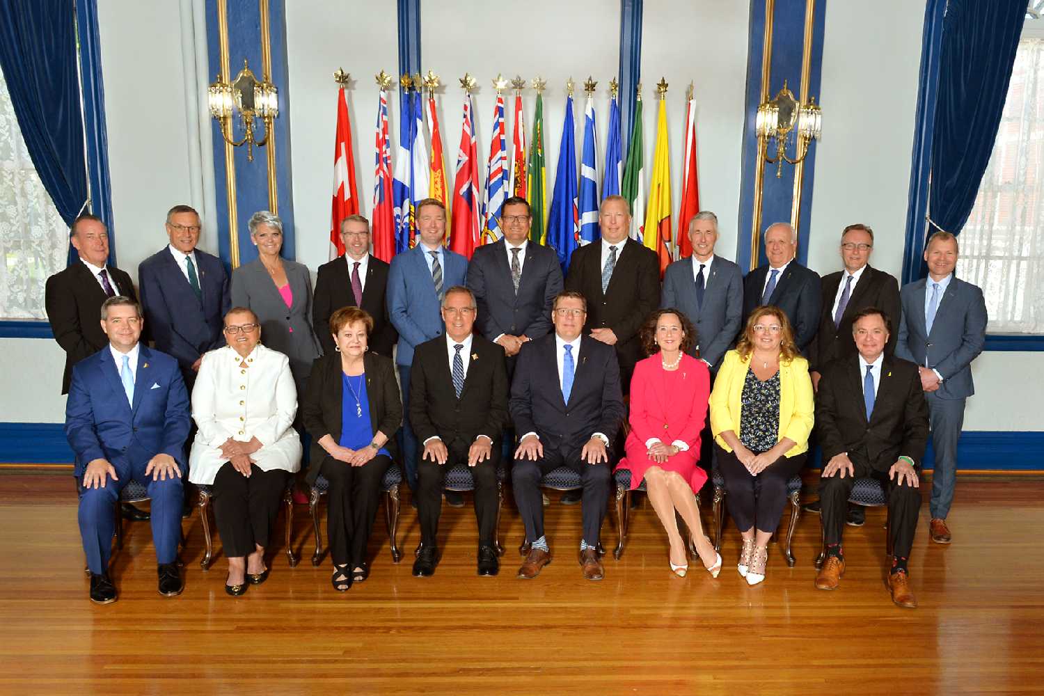 Saskatchewan's new cabinet, sworn in Tuesday, May 31